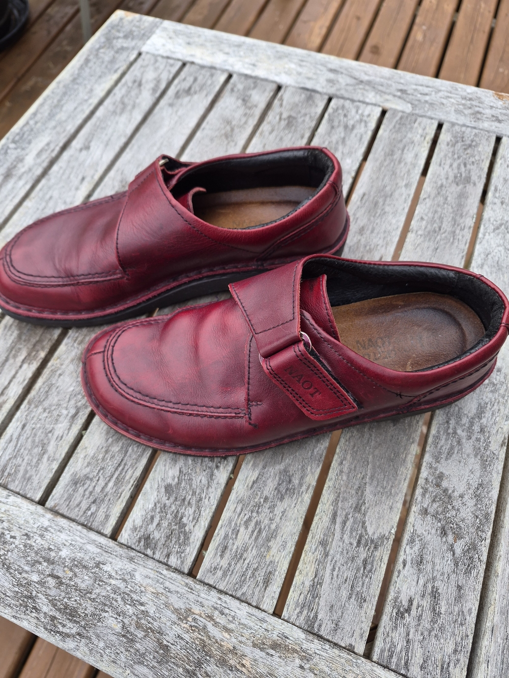 Naot Leather Comfort Strap Shoes Size 38 (US 7.5)